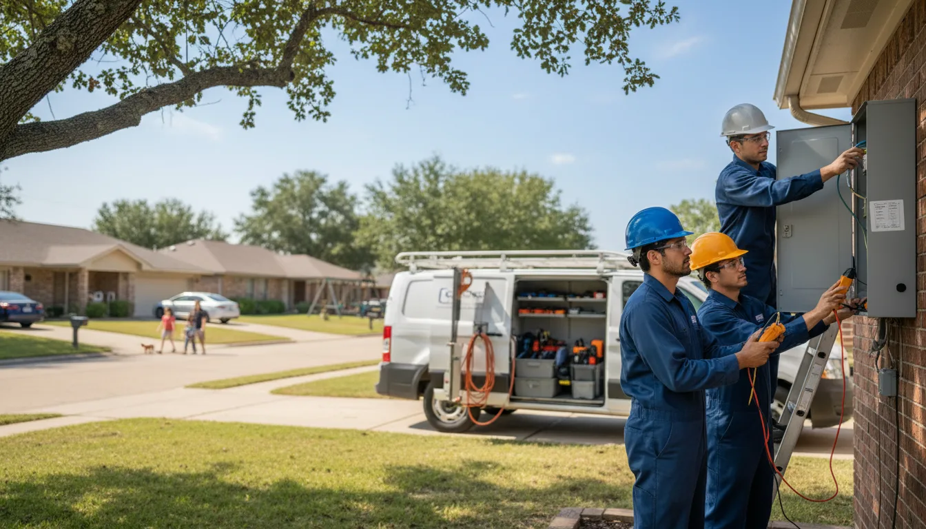 Certified electrician providing emergency electrical services in Mentone, IN